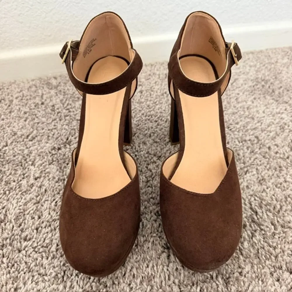 Loft Ankle Strap Platform Shoes 3-3/4